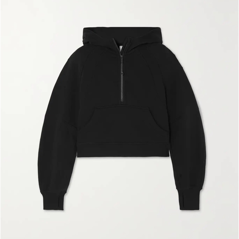 LULULEMON black scuba half zip